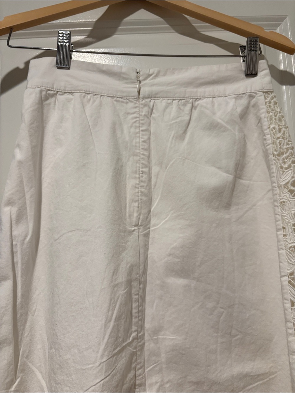 Sézane x Sea White Embroidered Midi Skirt NWT - Picture 3 of 5